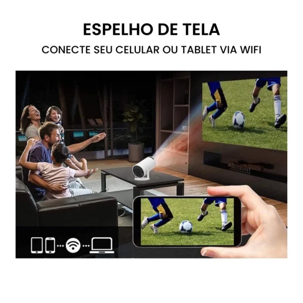 Projetor 4K HD 150 Polegadas - Imagem 3