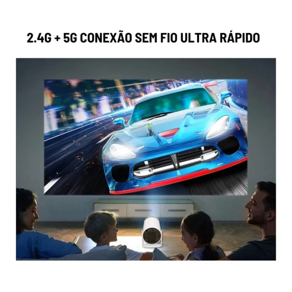 Projetor 4K HD 150 Polegadas - Imagem 4